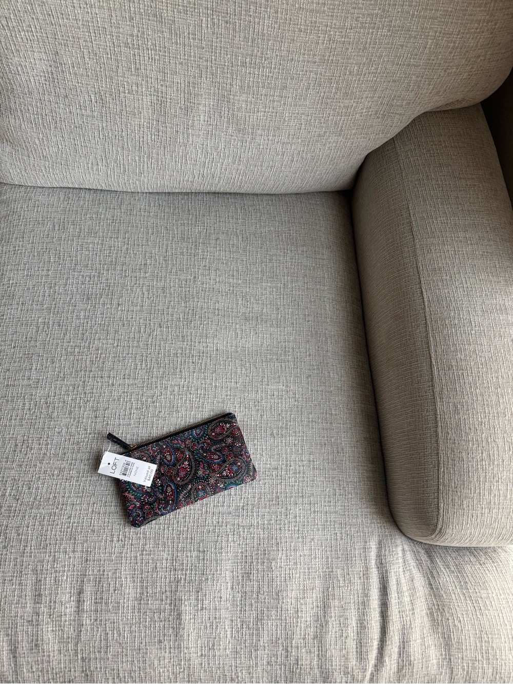 LOFT Paisley Zip Pouch